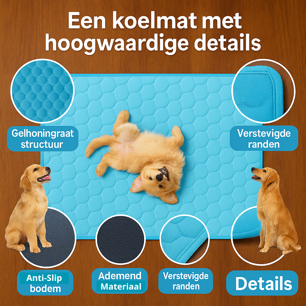 KoelMat | Laat je hond deze zomer niet lijden onder de hitte!