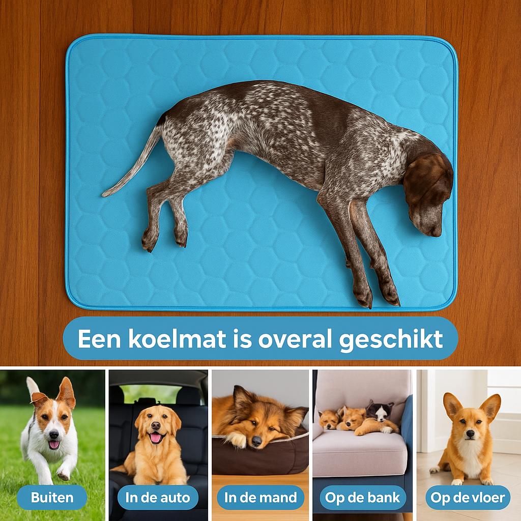 KoelMat | Laat je hond deze zomer niet lijden onder de hitte!